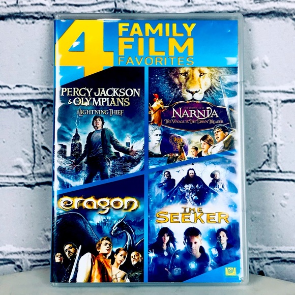 4 Family Film Favorites, Percy Jackson The Olympians, Narnia, Eragon, The Seeker - Picture 1 of 6